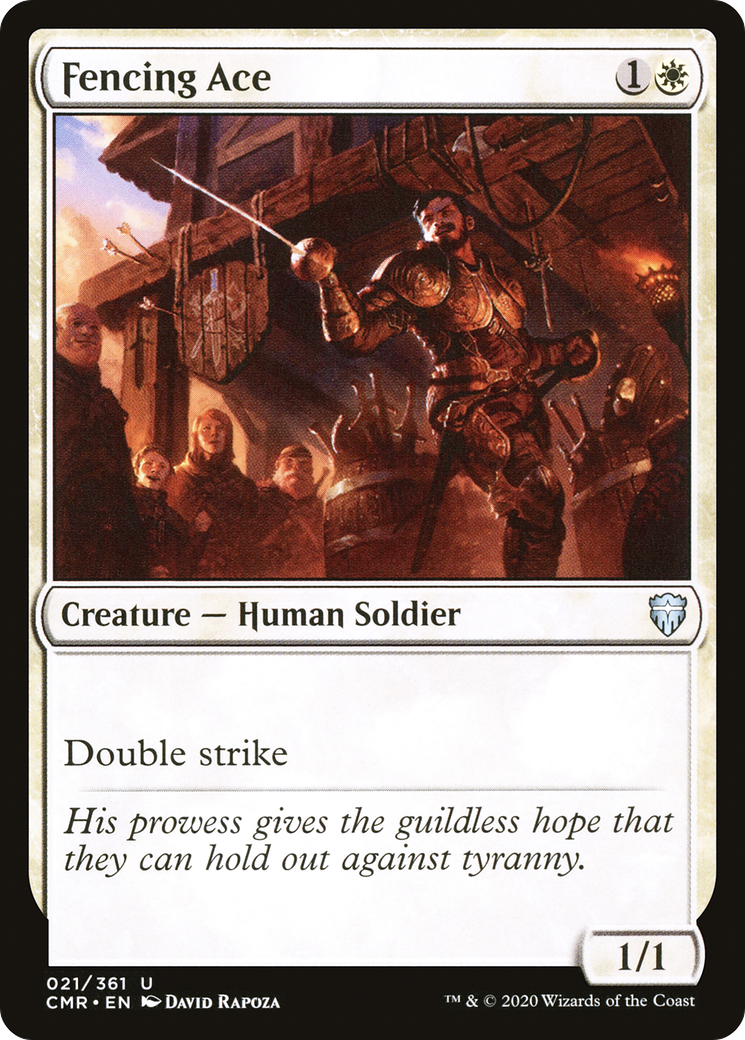Fencing Ace (CMR-021) [Commander Legends] MTG Single Wizards of the Coast