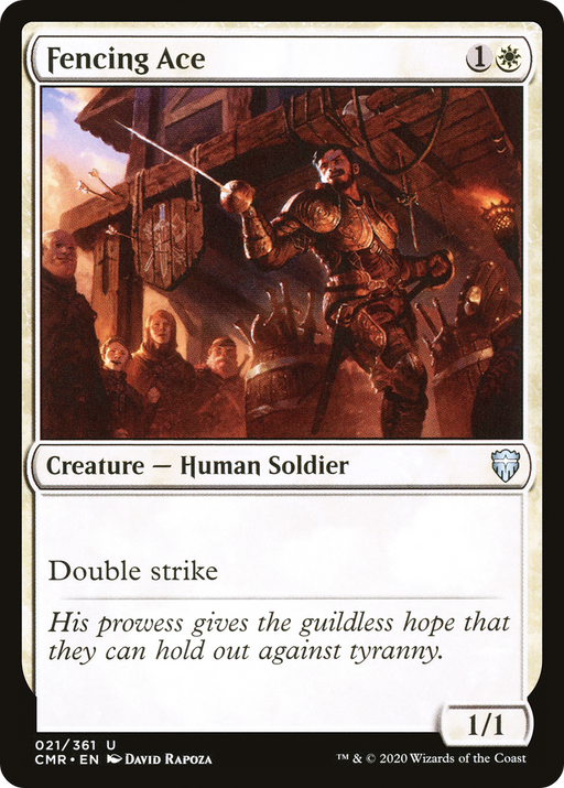 Fencing Ace (CMR-021) [Commander Legends] MTG Single Wizards of the Coast