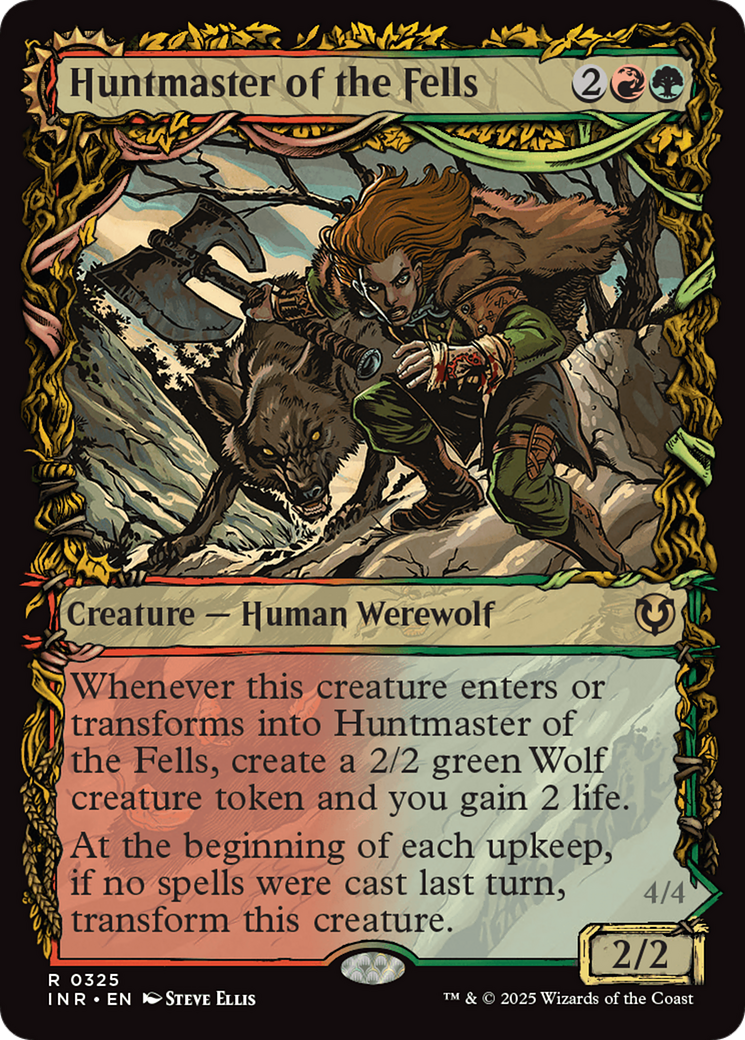 Huntmaster of the Fells (INR-325) [Innistrad Remastered] (Showcase) Foil MTG Single Wizards of the Coast