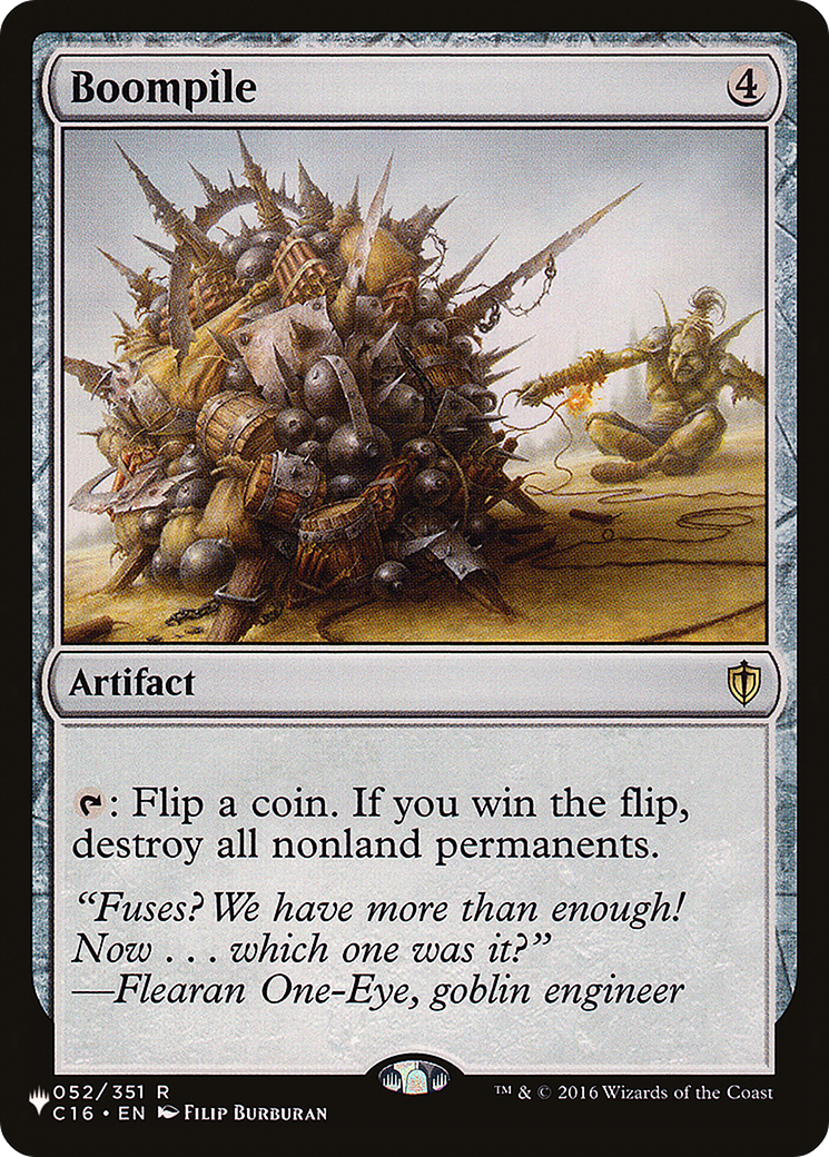 Boompile (PLST-C16-52) [Mystery Booster] The List MTG Single Wizards of the Coast