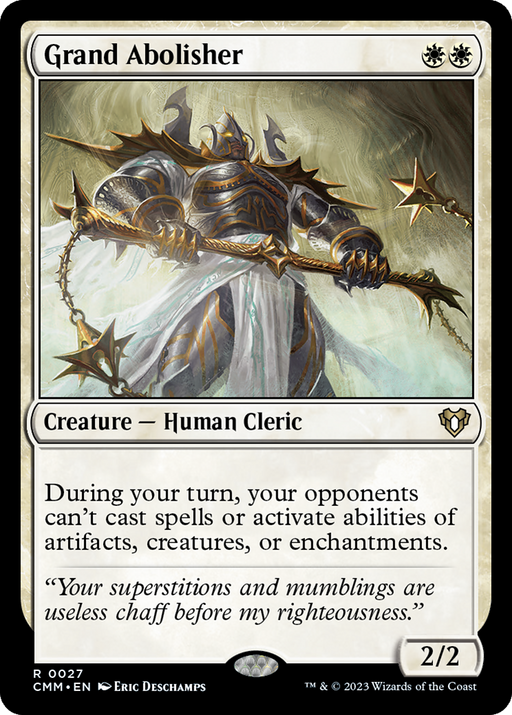 Grand Abolisher (CMM-027) [Commander Masters] MTG Single Wizards of the Coast