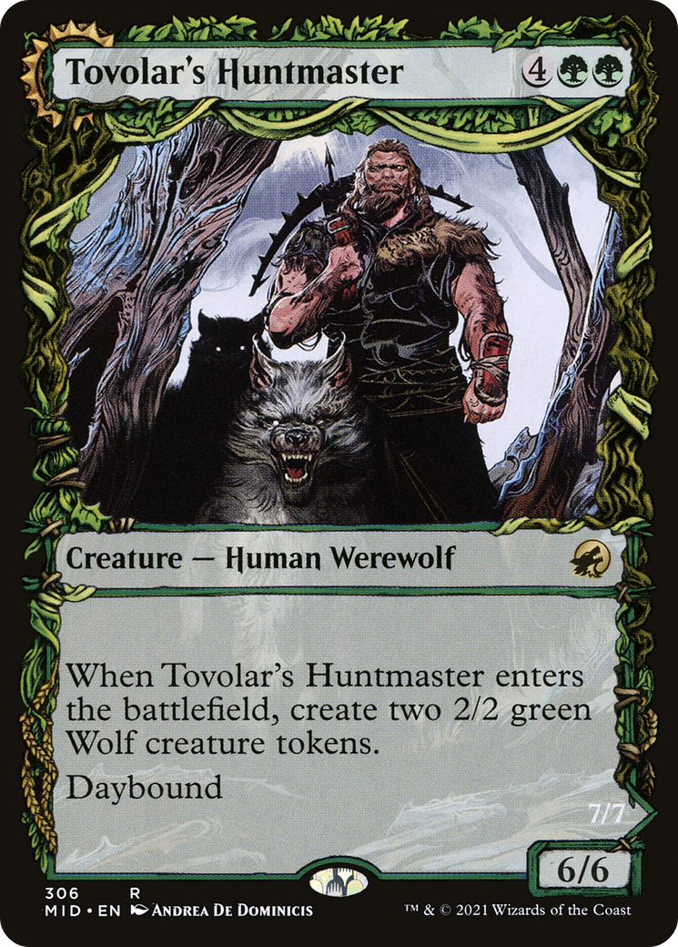 Tovolar's Huntmaster (MID-306) [Innistrad: Midnight Hunt] (Showcase) Foil MTG Single Wizards of the Coast