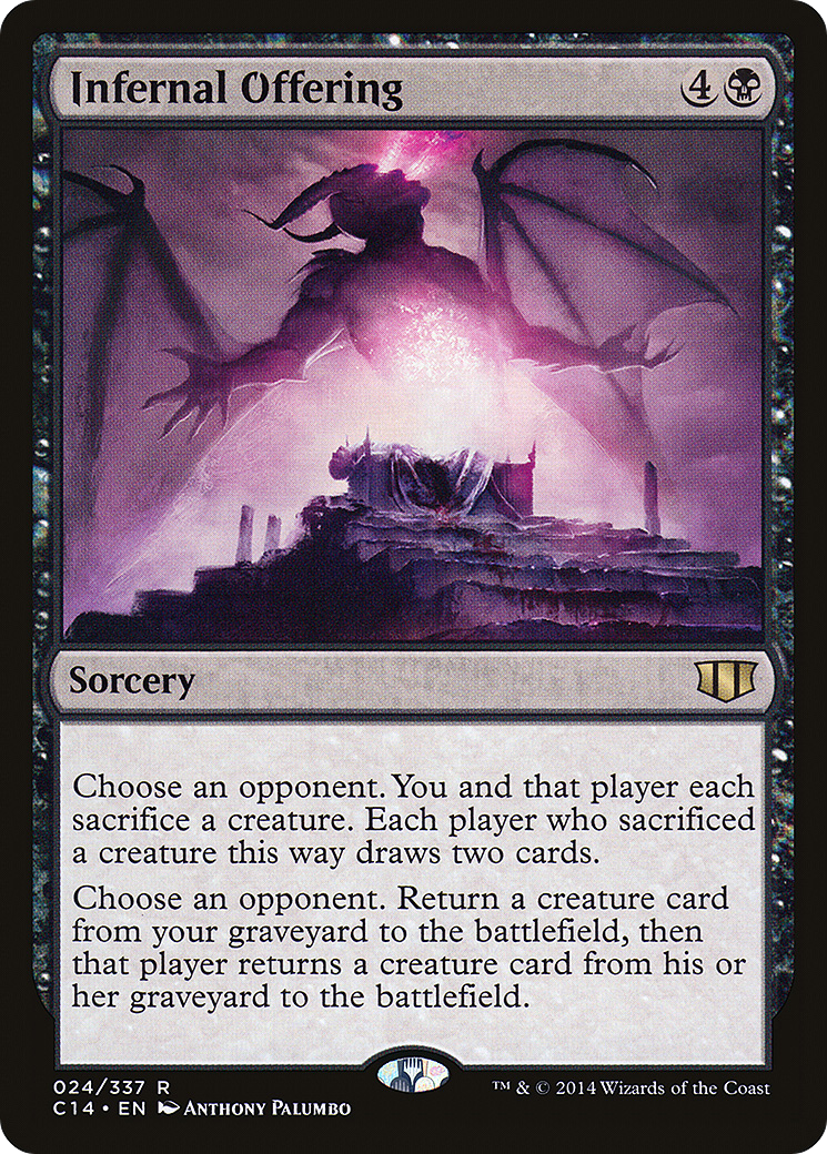 Infernal Offering (C14-024) [Commander 2014] MTG Single Wizards of the Coast