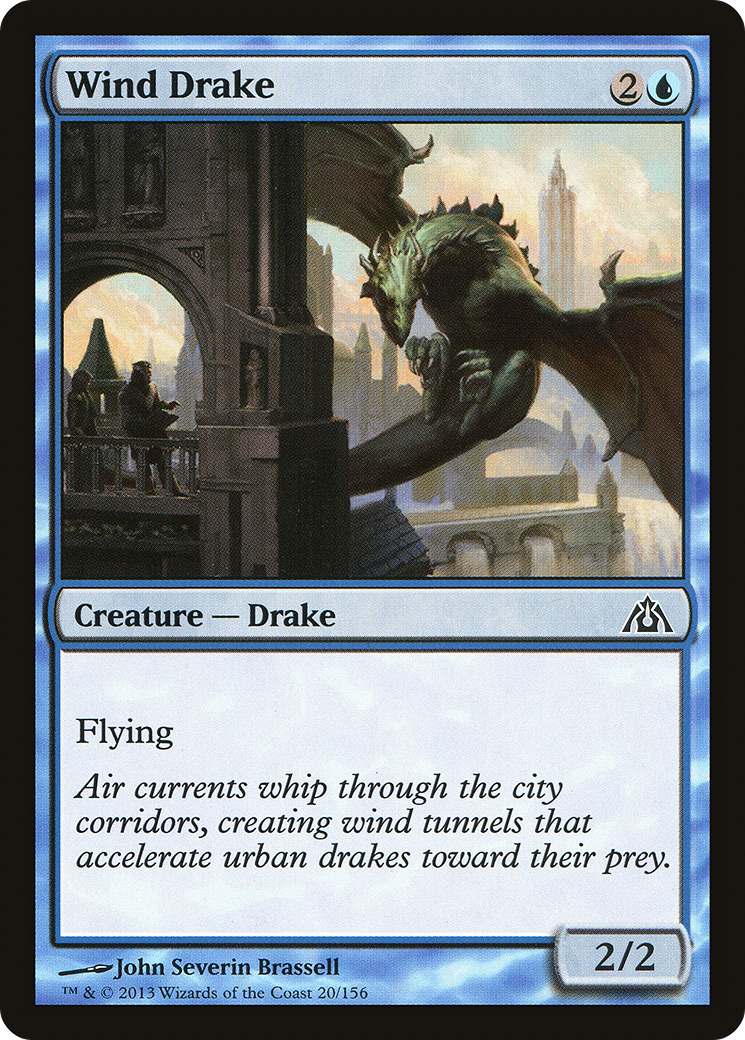 Wind Drake (DGM-020) [Dragon's Maze] Foil MTG Single Wizards of the Coast