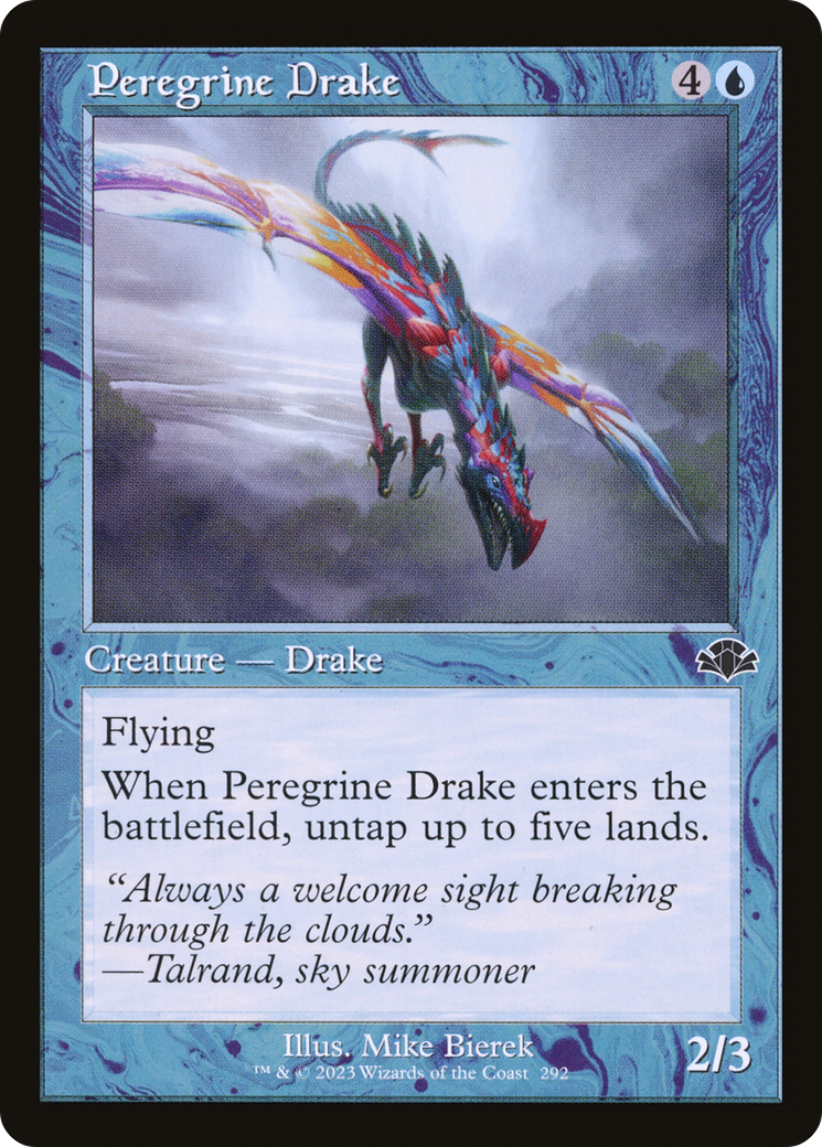 Peregrine Drake (DMR-292) [Dominaria Remastered] Foil MTG Single Wizards of the Coast