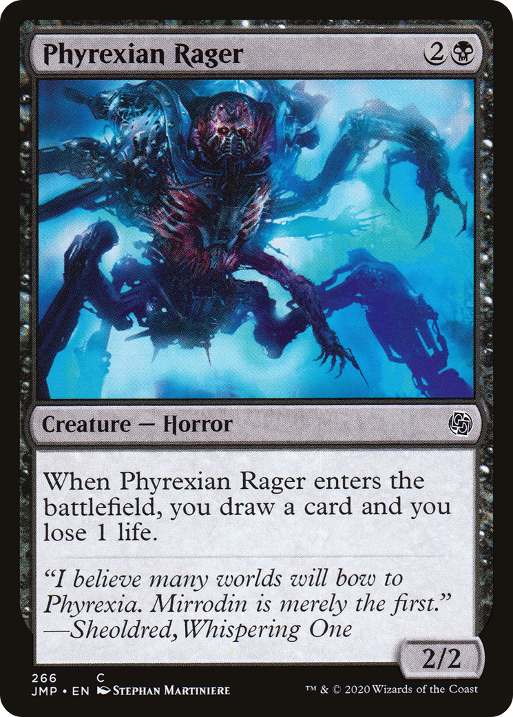 Phyrexian Rager (JMP-266) [Jumpstart] MTG Single Wizards of the Coast