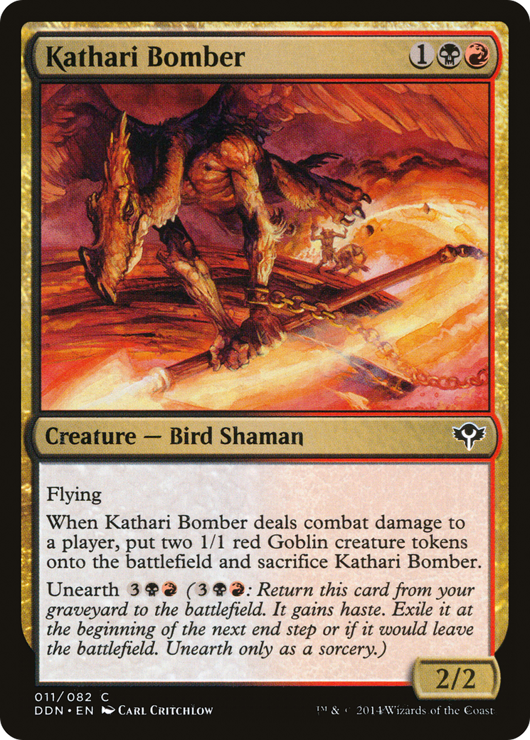 Kathari Bomber (DDN-011) [Misc] Duel Decks: Speed vs. Cunning MTG Single Wizards of the Coast
