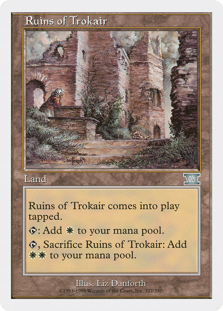 Ruins of Trokair (6ED-327) [Classic Sixth Edition] MTG Single Wizards of the Coast