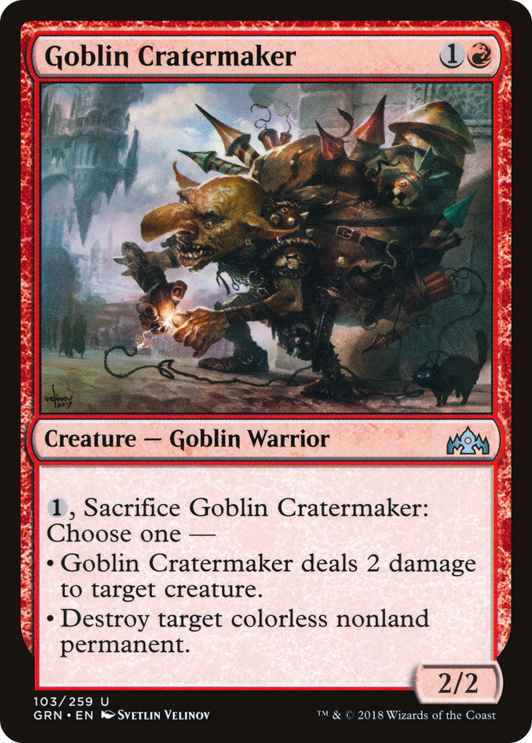 Goblin Cratermaker (GRN-103) [Guilds of Ravnica] MTG Single Wizards of the Coast