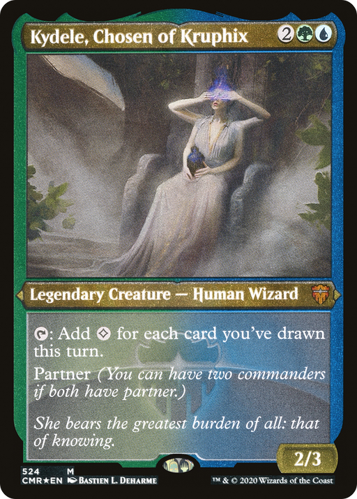 Kydele, Chosen of Kruphix (Foil Etched) (CMR-524) [Commander Legends] Foil MTG Single Wizards of the Coast
