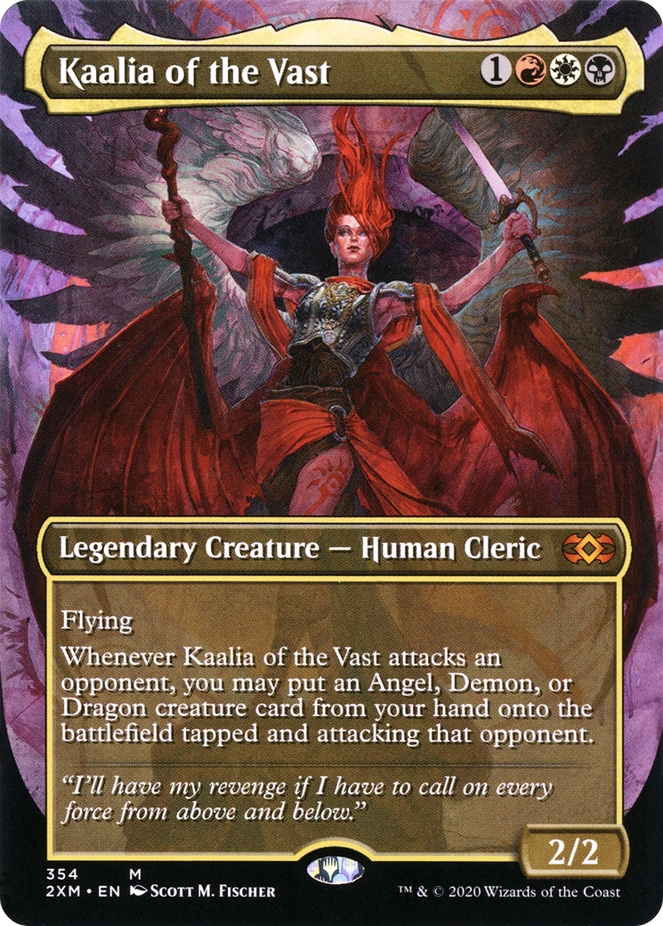 Kaalia of the Vast (2XM-354) [Double Masters] (Borderless) MTG Single Wizards of the Coast