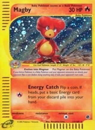 Magby (17) (/165) Reverse Holofoil [Vintage: Expedition] Pokemon Single Pokémon