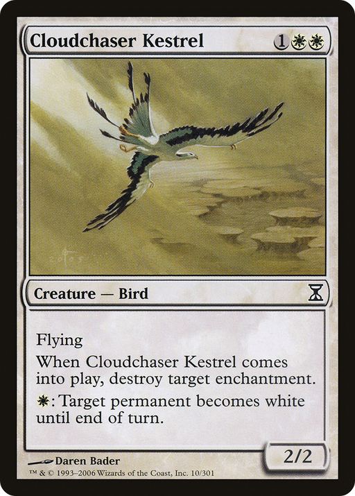 Cloudchaser Kestrel (TSP-010) [Time Spiral] Foil MTG Single Wizards of the Coast