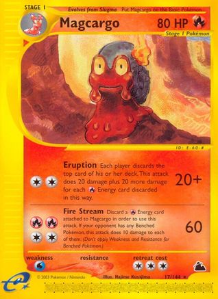 Magcargo (17) (/144) Reverse Holofoil [Vintage: Skyridge] Pokemon Single Pokémon