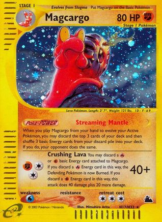 Magcargo (H17) (/144) Holofoil [Vintage: Skyridge] Pokemon Single Pokémon