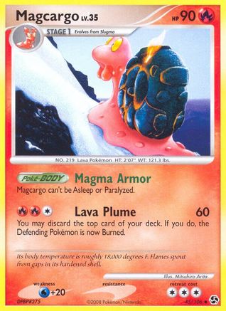 Magcargo (/106) [DP: Great Encounters] Pokemon Single Pokémon