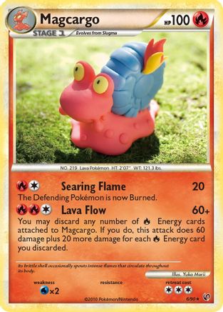 Magcargo (/90) Holofoil [HGSS: Undaunted] Pokemon Single Pokémon
