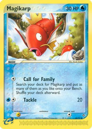 Magikarp (60/97) Reverse Holofoil [EX: Dragon] Pokemon Single Pokémon