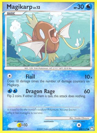 Magikarp (89/123) Reverse Holofoil [DP: Mysterious Treasures] Pokemon Single Pokémon