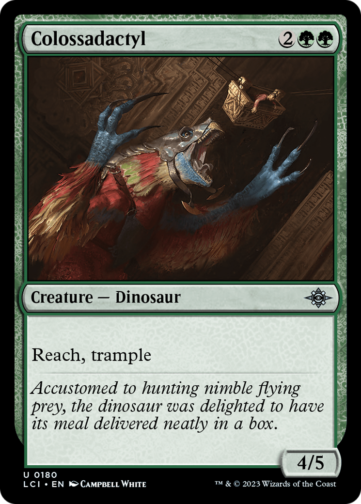 Colossadactyl (LCI-180) [The Lost Caverns of Ixalan] Foil MTG Single Wizards of the Coast