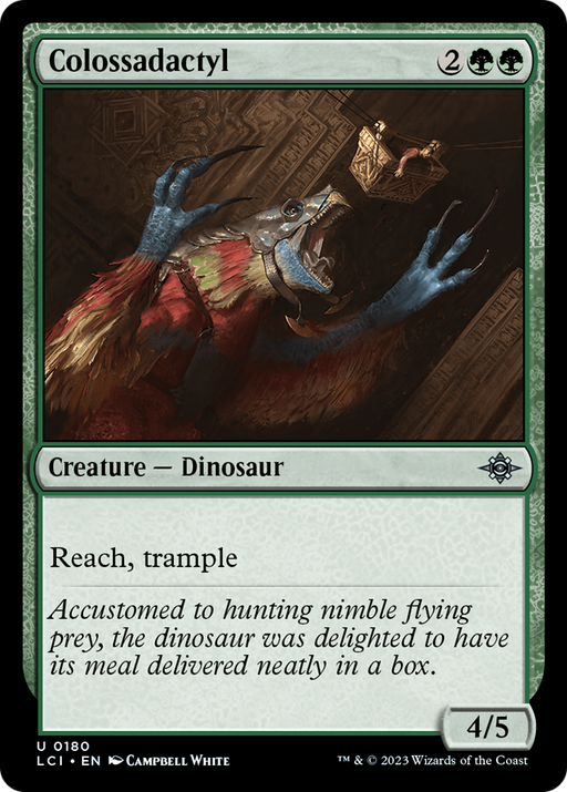 Colossadactyl (LCI-180) [The Lost Caverns of Ixalan] Foil MTG Single Wizards of the Coast