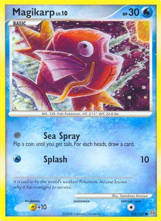 Magikarp (65/100) Reverse Holofoil [DP: Stormfront] Pokemon Single Pokémon