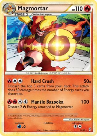 Magmortar (/95) Reverse Holofoil [HGSS: Call of Legends] Pokemon Single Pokémon