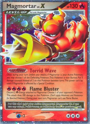 Magmortar Lv.X (/123) Holofoil [DP: Mysterious Treasures] Pokemon Single Pokémon