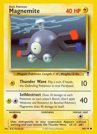 Magnemite (/110) Reverse Holofoil [Vintage: Legendary Collection] Pokemon Single Pokémon