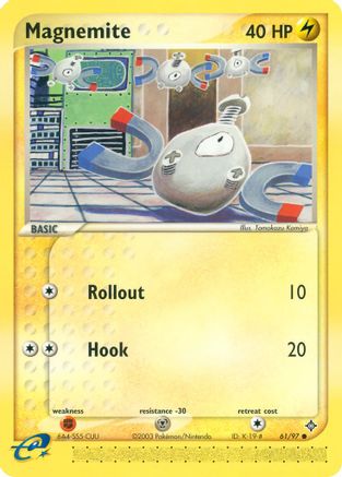 Magnemite - 61/97 (61/97) [EX: Dragon] Pokemon Single Pokémon