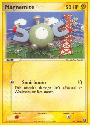 Magnemite (66/109) Reverse Holofoil [EX: Team Rocket Returns] Pokemon Single Pokémon