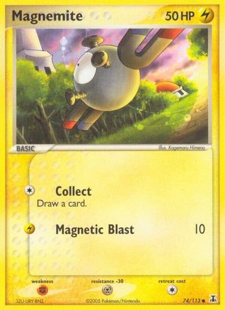 Magnemite (74/113) [EX: Delta Species] Pokemon Single Pokémon