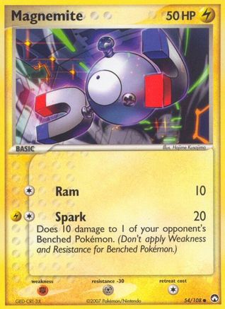 Magnemite (/108) Reverse Holofoil [EX: Power Keepers] Pokemon Single Pokémon