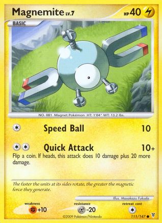 Magnemite (/147) Reverse Holofoil [Platinum: Supreme Victors] Pokemon Single Pokémon