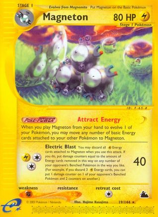 Magneton (19) (/144) Reverse Holofoil [Vintage: Skyridge] Pokemon Single Pokémon