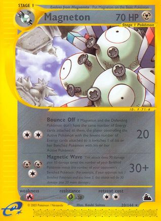 Magneton (20) (/144) Reverse Holofoil [Vintage: Skyridge] Pokemon Single Pokémon