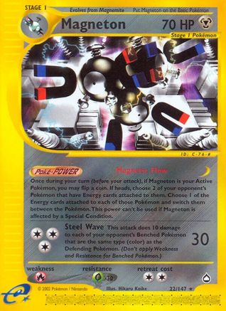 Magneton (/147) [Vintage: Aquapolis] Pokemon Single Pokémon
