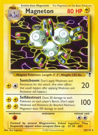 Magneton (/110) Reverse Holofoil [Vintage: Legendary Collection] Pokemon Single Pokémon