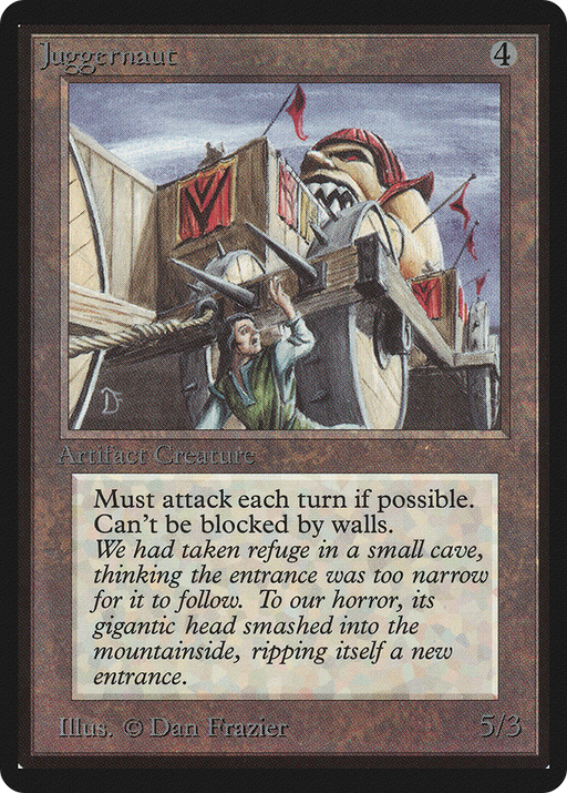 Juggernaut (LEB-256) [Oldschool] Limited Edition Beta MTG Single Wizards of the Coast