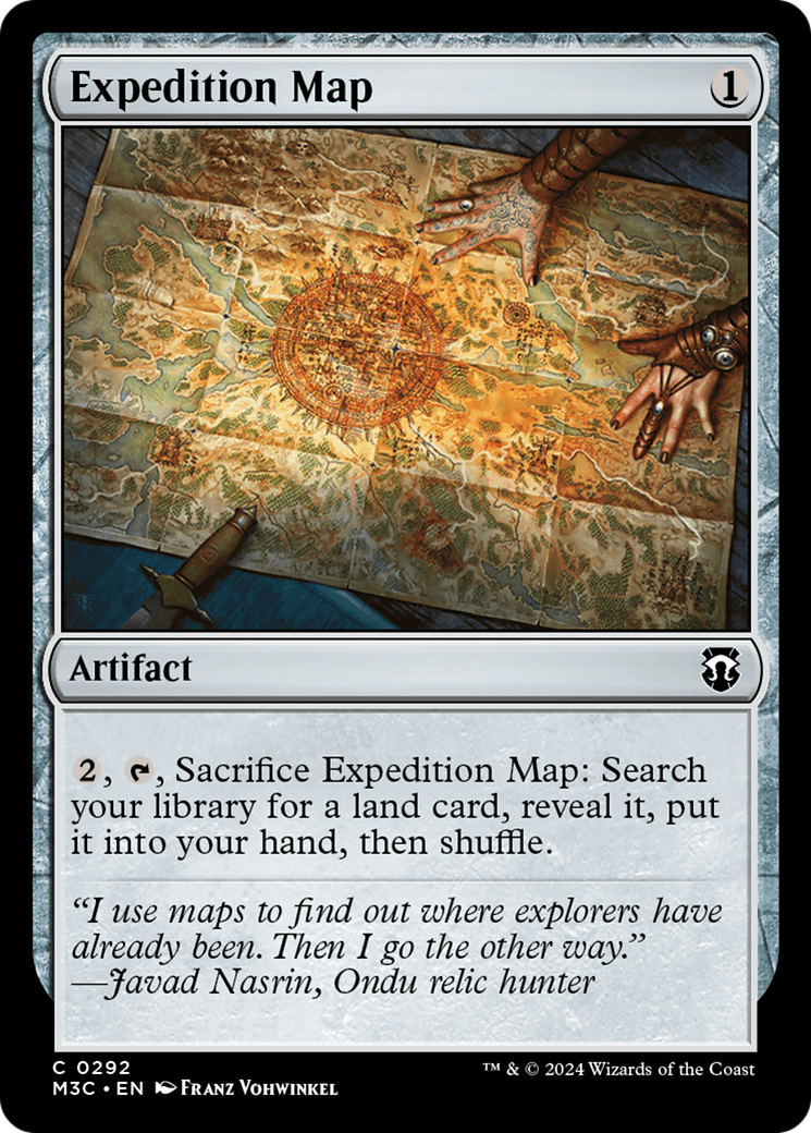 Expedition Map (M3C-292) [Modern Horizons 3 Commander] MTG Single Wizards of the Coast