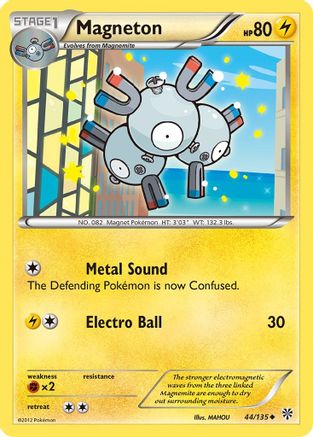 Magneton (44) (/135) [BW: Plasma Storm] Pokemon Single Pokémon