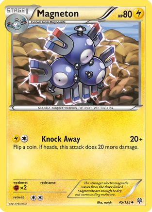 Magneton (45) (/135) [BW: Plasma Storm] Pokemon Single Pokémon