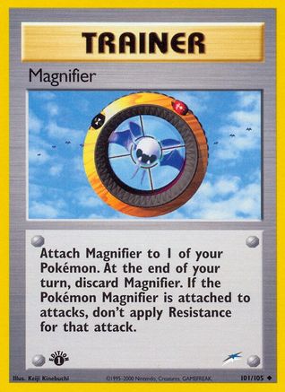 Magnifier (101/105) 1st Edition [Vintage: Neo Destiny] Pokemon Single Pokémon