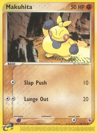 Makuhita - 56109 56/109 [EX: Ruby & Sapphire] Pokemon Single Pokémon