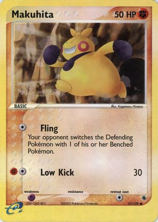 Makuhita - 57/109 (57/109) Reverse Holofoil [EX: Ruby & Sapphire] Pokemon Single Pokémon