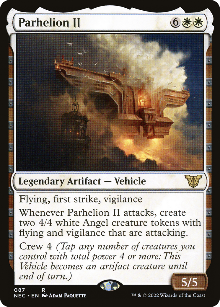 Parhelion II (NEC-087) [Neon Dynasty Commander] MTG Single Wizards of the Coast