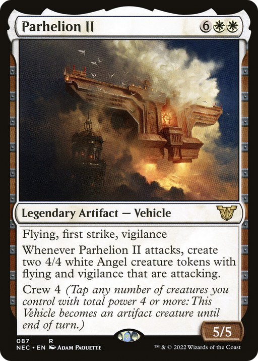 Parhelion II (NEC-087) [Neon Dynasty Commander] MTG Single Wizards of the Coast