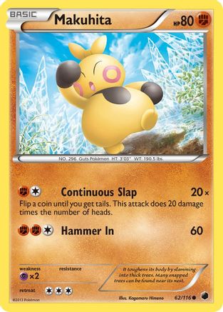 Makuhita (/116) [BW: Plasma Freeze] Pokemon Single Pokémon