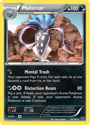 Malamar (76) (/146) [XY: Base Set] Pokemon Single Pokémon