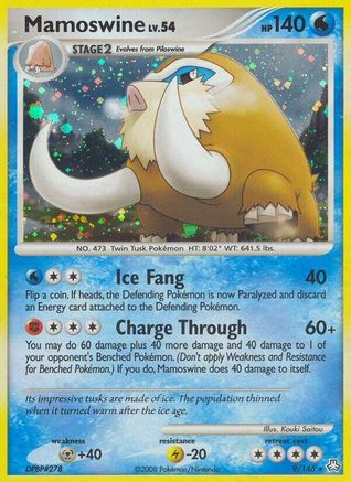 Mamoswine (/146) Holofoil [DP: Legends Awakened] Pokemon Single Pokémon